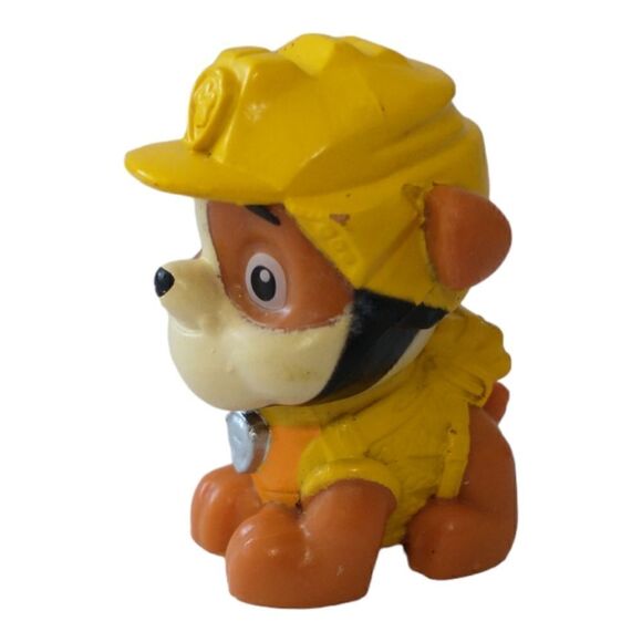 Paw Patrol Rubble Bulldog Figure Cake Topper PVC Mini Figurine SML Miniature. - Picture 6 of 15